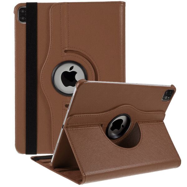 

Чехол-книжка Rotating Case для Apple iPad Pro 12.9 2018 / 2020 (Wake / Sleep) Brown