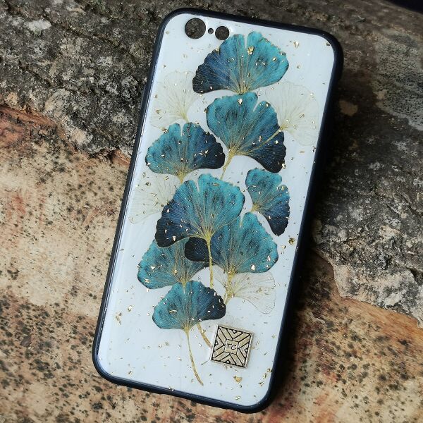 

Чехол Epoxy Case для Apple iPhone 6 / 6S Blue Leaves