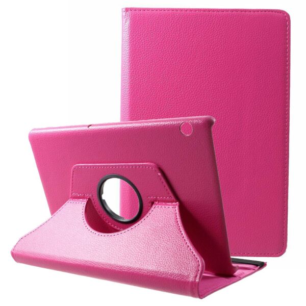 

Чехол-книжка Rotating Case для Huawei MediaPad T5 10.1 (Wake / Sleep) Rose