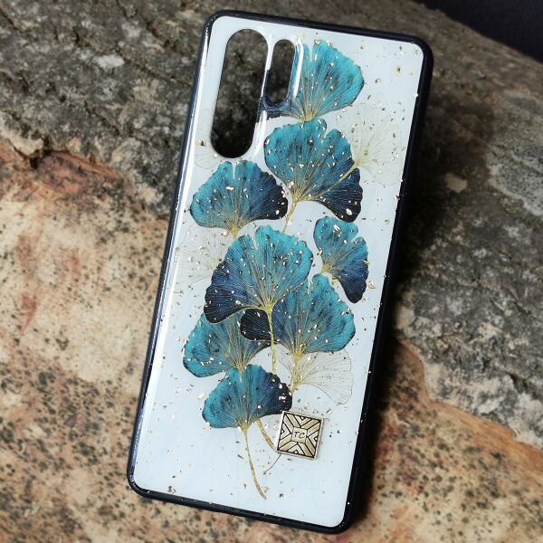 

Чехол Epoxy Case для Huawei P30 Pro Blue Leaves