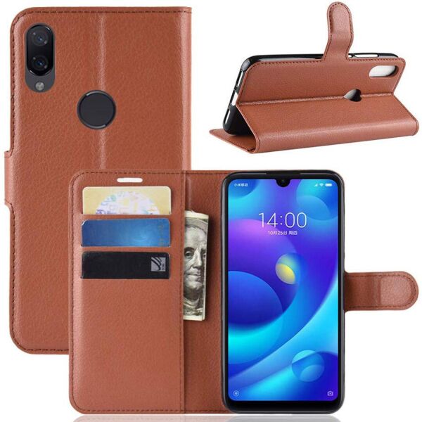 

Чехол-книжка Litchie Wallet для Xiaomi Mi Play Коричневый