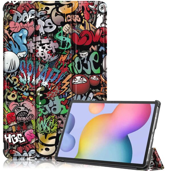 

Чехол-книжка Colored Cover для Samsung Galaxy Tab S7 11.0 T870 / T875 (Wake / Sleep) Graffiti