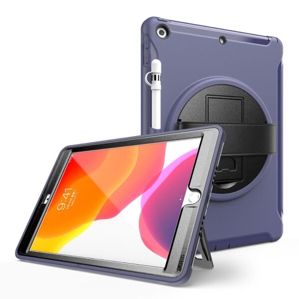 

Чехол Rotating Belt Case для Apple iPad 7 2019 / iPad 8 2020 10.2 Dark Blue