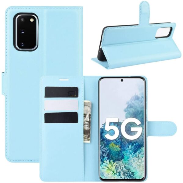 

Чехол-книжка Litchie Wallet для Samsung Galaxy S20 FE Blue