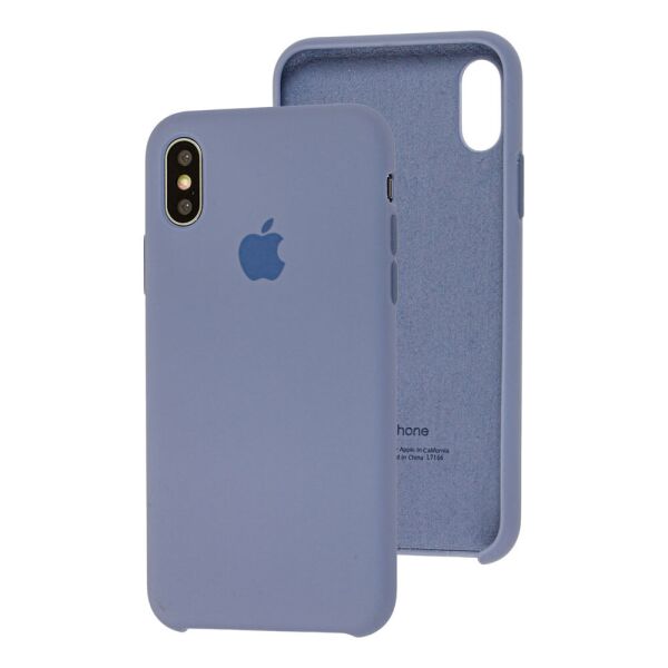 

Чехол Silicone Case для Apple iPhone XS Max Lavender Grey