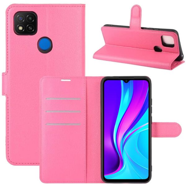 

Чехол-книжка Litchie Wallet для Xiaomi Redmi 9C Rose
