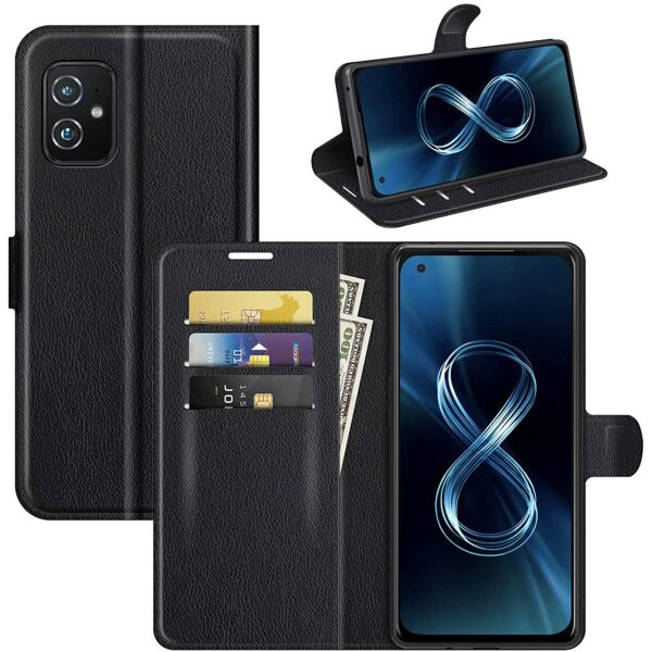 

Чехол-книжка Litchie Wallet для Asus Zenfone 8 Black