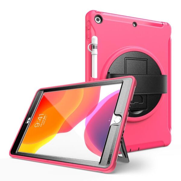 

Чехол Rotating Belt Case для Apple iPad 7 2019 / iPad 8 2020 10.2 Rose