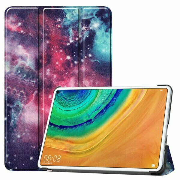 

Чехол-книжка Colored Cover для Huawei MatePad Pro 10.8 (Wake / Sleep) Milky Way