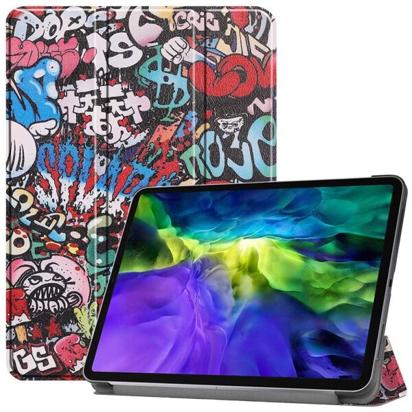 

Чехол-книжка Colored Cover для Apple iPad Pro 11" 2018 / 2020 (Wake / Sleep) Graffiti