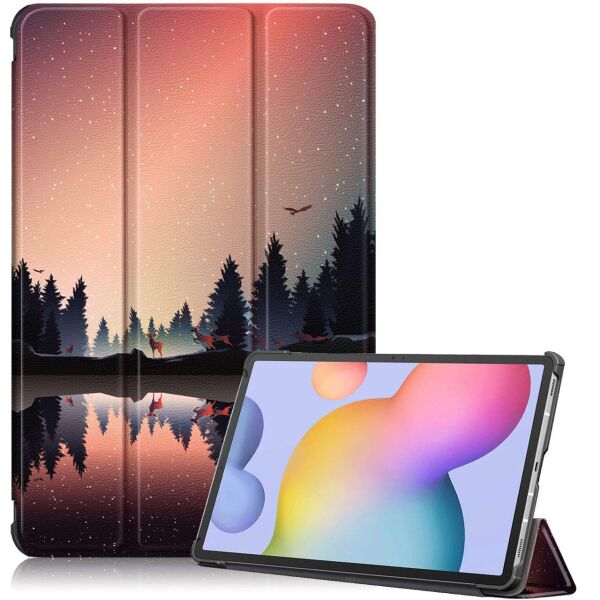 

Чехол-книжка Colored Cover для Samsung Galaxy Tab S7 11.0 T870 / T875 (Wake / Sleep) Night Forest