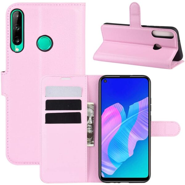 

Чехол-книжка Litchie Wallet для Huawei P40 Lite E Pink