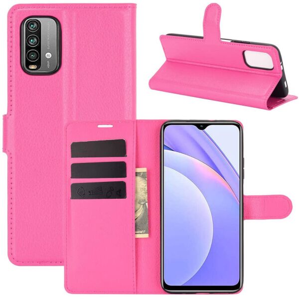 

Чехол-книжка Litchie Wallet для Xiaomi Redmi 9T Rose