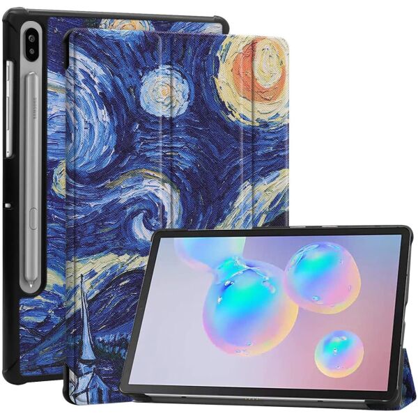 

Чехол-книжка Colored Cover для Samsung Galaxy Tab S6 10.5 T860 / T865 (Wake / Sleep) Starry Night