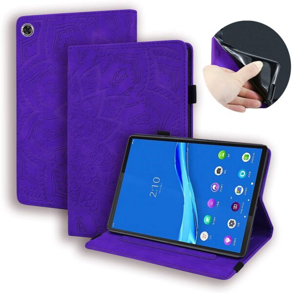 

Чехол-книжка Mandala Case для Lenovo Tab M8 FHD / HD 8.0 Purple