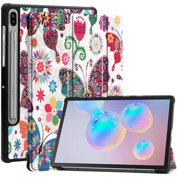 

Чехол-книжка Colored Cover для Samsung Galaxy Tab S6 10.5 T860 / T865 (Wake / Sleep) Butterflies