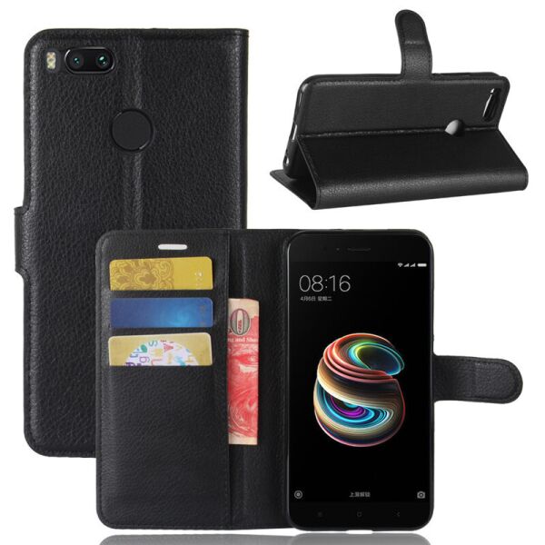

Чехол-книжка Litchie Wallet для Xiaomi Mi A1/ Mi 5X Черный