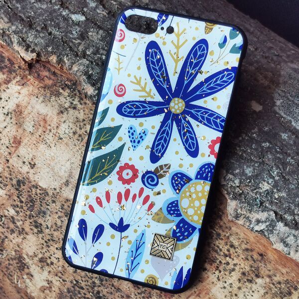 

Чехол Epoxy Case для Apple iPhone 7 Plus / 8 Plus Blue Flower