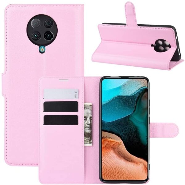 

Чехол-книжка Litchie Wallet для Poco F2 Pro / Redmi K30 Pro Pink