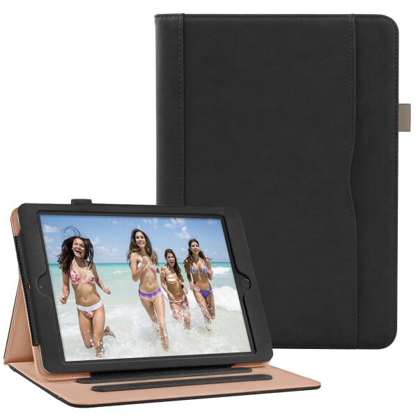 

Чехол Leather Case для iPad 5 2017 / iPad 6 2018 9.7 (Wake / Sleep) Black