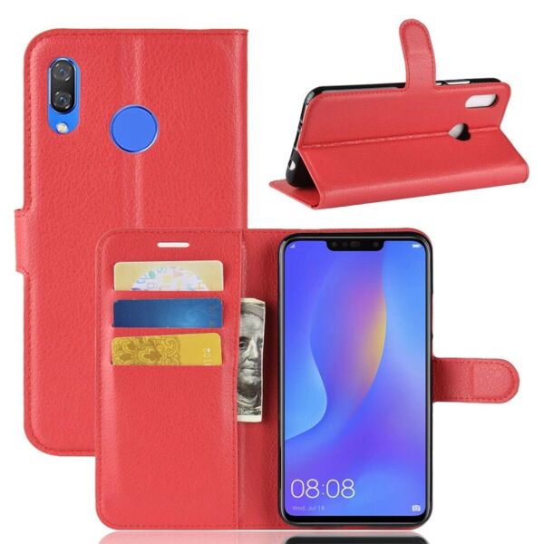 

Чехол-книжка Litchie Wallet для Honor 8X Красный