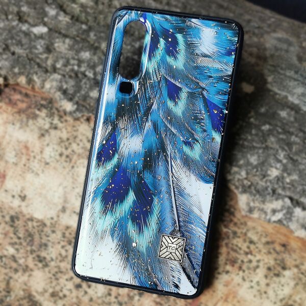 

Чехол Epoxy Case для Huawei P30 Blue Feather