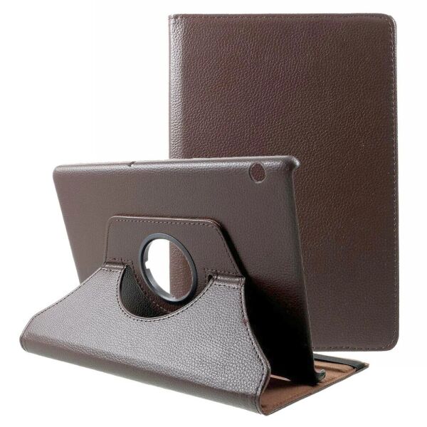 

Чехол-книжка Rotating Case для Huawei MediaPad T5 10.1 (Wake / Sleep) Brown