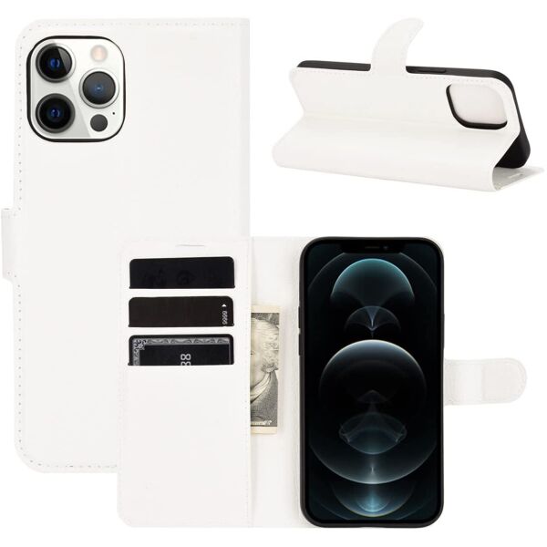 

Чехол-книжка Litchie Wallet для Apple iPhone 12 Pro Max White