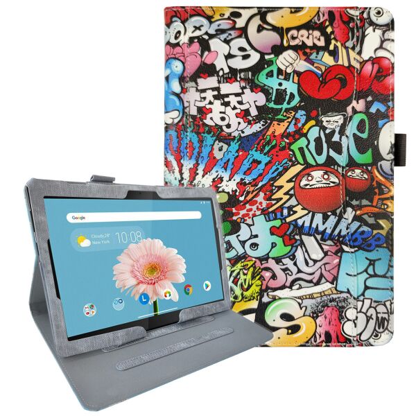 

Чехол Leather Painting Case для Lenovo Tab M10 HD 10.1 Graffiti