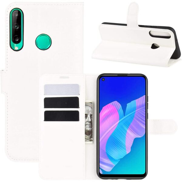 

Чехол-книжка Litchie Wallet для Huawei P40 Lite E White