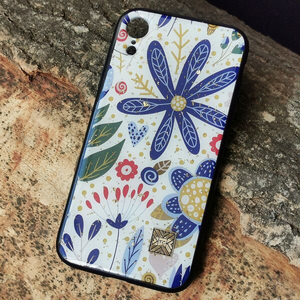 

Чехол Epoxy Case для Apple iPhone XR Blue Flower