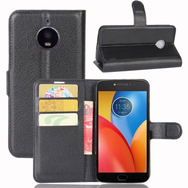 

Чехол-книжка Litchie Wallet для Motorola Moto E4 XT1762 Черный