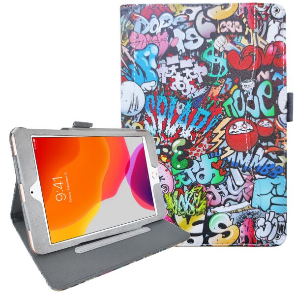 

Чехол Leather Painting Case для Apple iPad Mini 4 / 5 (Wake / Sleep) Graffiti