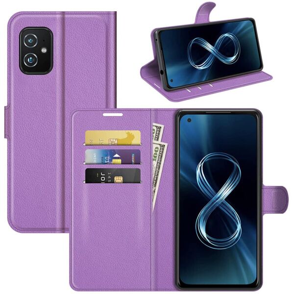 

Чехол-книжка Litchie Wallet для Asus Zenfone 8 Violet