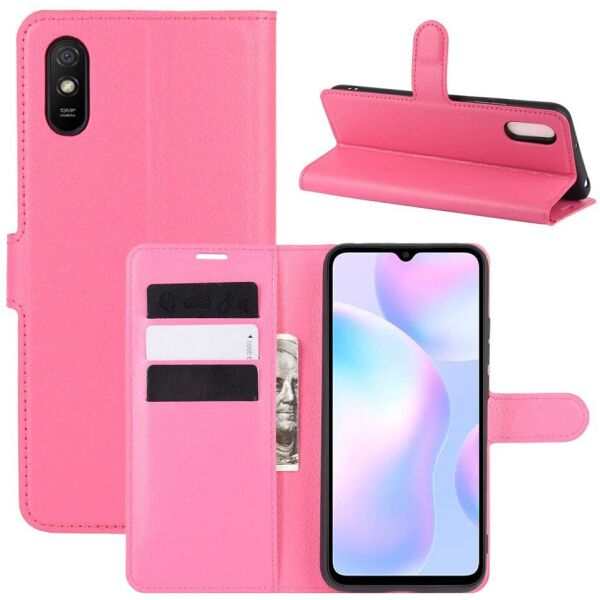 

Чехол-книжка Litchie Wallet для Xiaomi Redmi 9A Rose