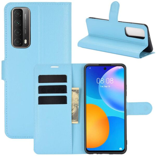 

Чехол-книжка Litchie Wallet для Huawei P Smart 2021 Blue