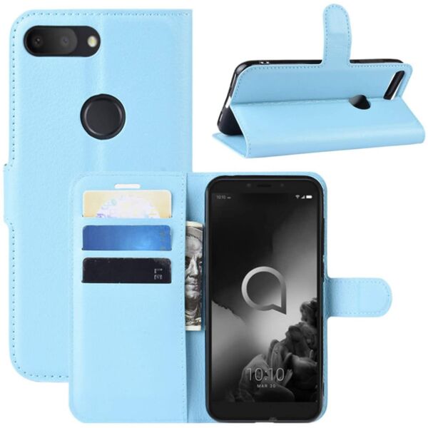 

Чехол-книжка Litchie Wallet для Alcatel 1S (5024D) Blue