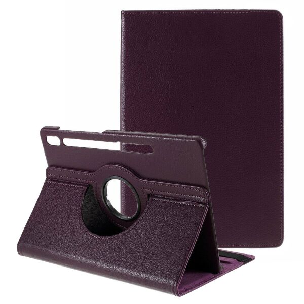 

Чехол-книжка Rotating Case для Samsung Galaxy Tab S7 Plus 12.4 T970 / T975 (Wake / Sleep) Purple