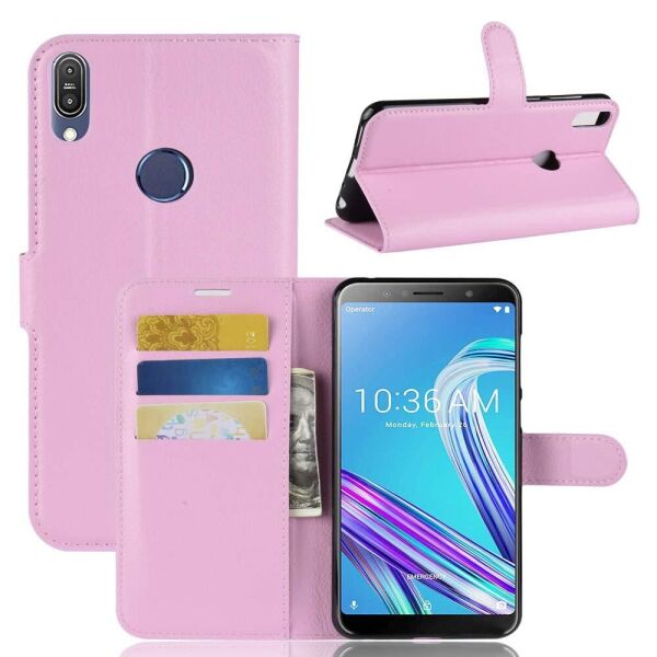 

Чехол-книжка Litchie Wallet для Asus Zenfone Max Pro M1 ZB601KL / ZB602KL Pink