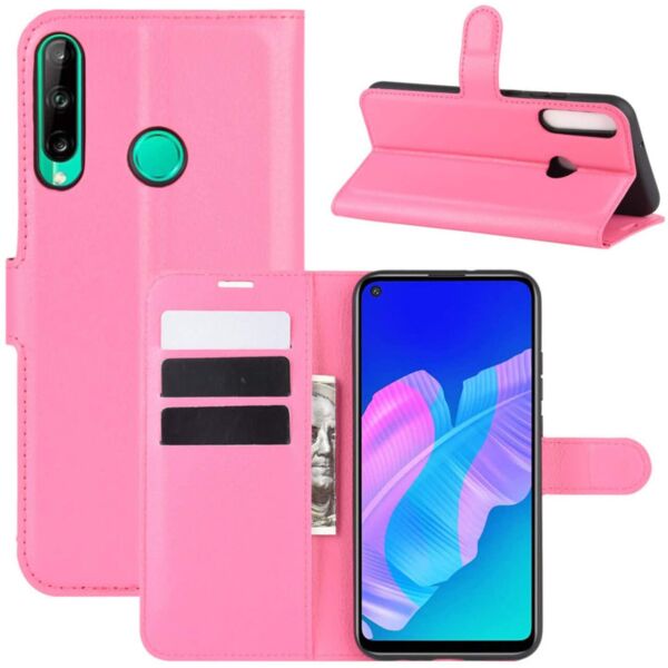 

Чехол-книжка Litchie Wallet для Huawei P40 Lite E Rose