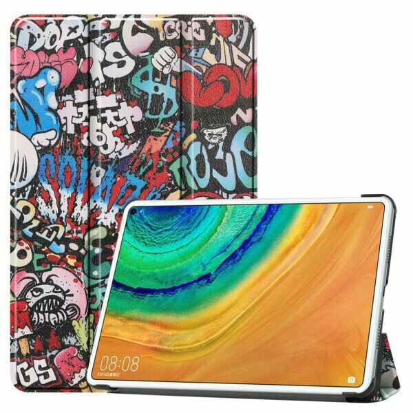 

Чехол-книжка Colored Cover для Huawei MatePad Pro 10.8 (Wake / Sleep) Graffiti