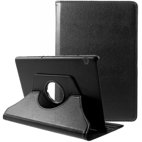 

Чехол-книжка Rotating Case для Huawei MediaPad T5 10.1 (Wake / Sleep) Black