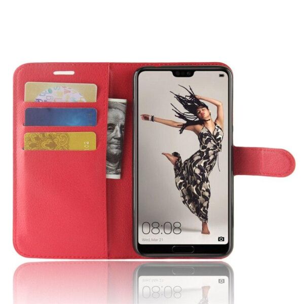 

Чехол-книжка Litchie Wallet для Huawei P20 Pro Красный