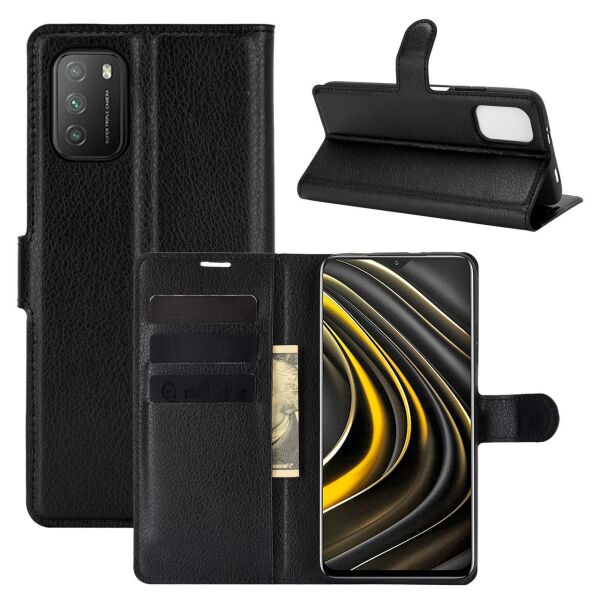 

Чехол-книжка Litchie Wallet для Poco M3 Black