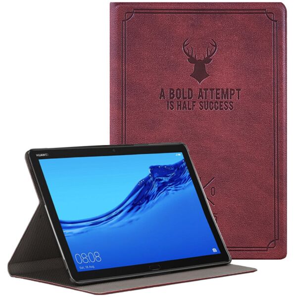 

Чехол-книжка Deer Case для Huawei MediaPad M5 Lite 10.1 (Wake / Sleep) Wine Red