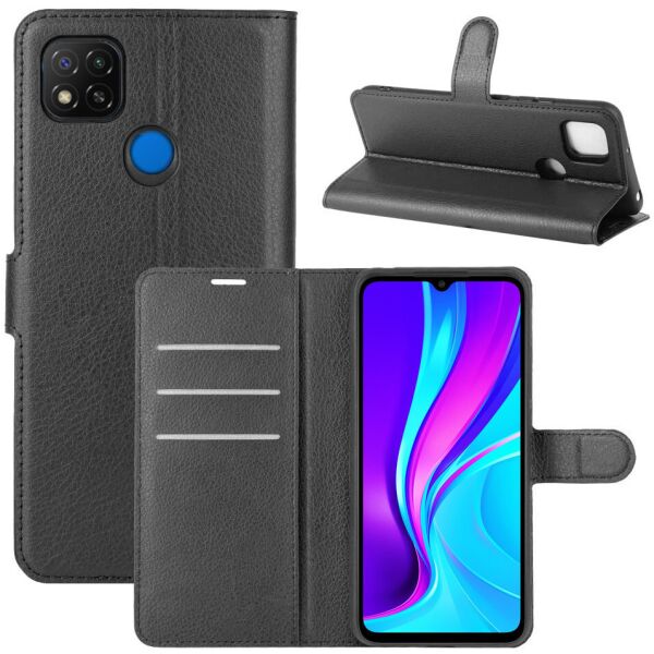 

Чехол-книжка Litchie Wallet для Xiaomi Redmi 9C Black