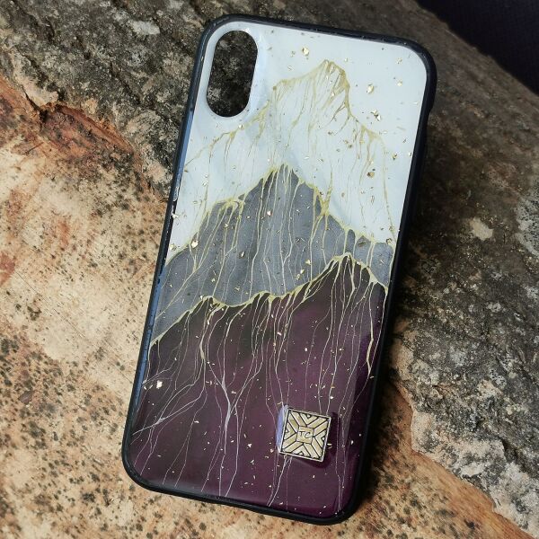 

Чехол Epoxy Case для Apple iPhone XS Max Rose Mountain
