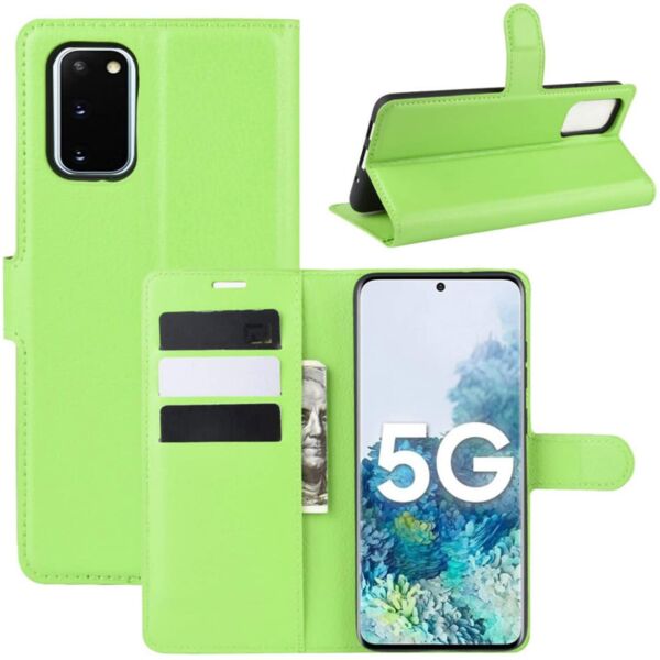 

Чехол-книжка Litchie Wallet для Samsung Galaxy S20 FE Green