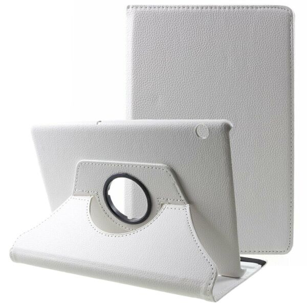

Чехол-книжка Rotating Case для Huawei MediaPad T5 10.1 (Wake / Sleep) White
