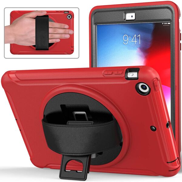 Чехол Rotating Belt Case для Apple iPad Mini 1 / 2 / 3 Red